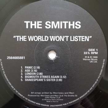 2LP The Smiths: The World Won't Listen
