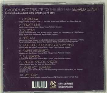 CD The Smooth Jazz All Stars: Smooth Jazz Tribute To The Best Of Gerald Levert