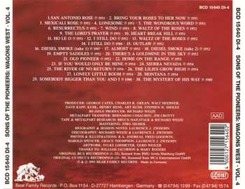 4CD/Doos The Sons Of The Pioneers: Wagons West
