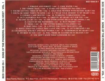 4CD/Doos The Sons Of The Pioneers: Wagons West