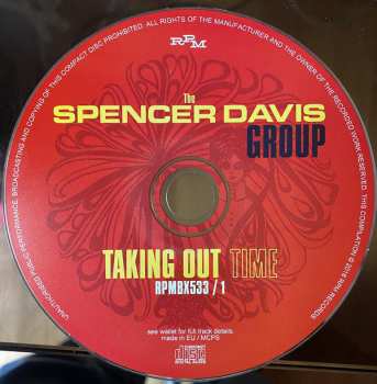 3CD/Doos The Spencer Davis Group: Taking Out Time: (Complete Recordings 1967-1969)