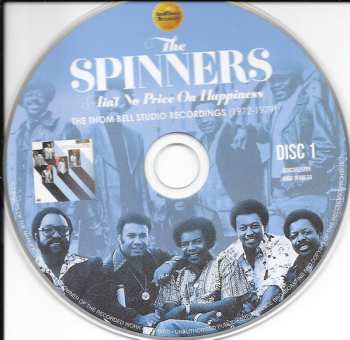 7CD/Doos Spinners: Ain’t No Price On Happiness - The Thom Bell Studio Recordings (1972-1979)