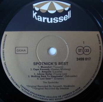 LP The Spotnicks: Spotnick's Best