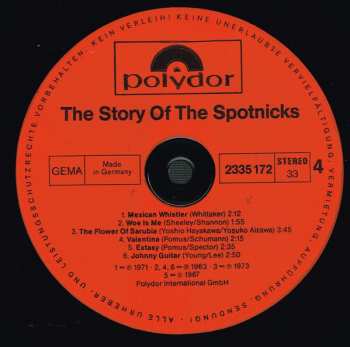 2LP The Spotnicks: The Story Of The Spotnicks