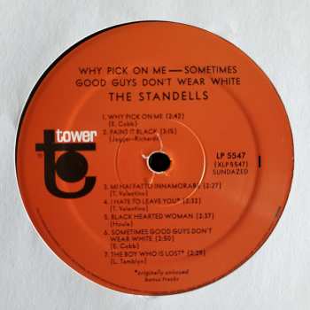 LP The Standells: Why Pick On Me - Sometimes Good Guys Don't Wear White
