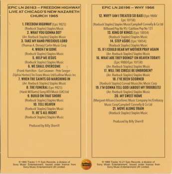 3CD/Doos The Staple Singers: For What It's Worth (The Complete Epic Recordings 1964-1968)
