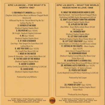3CD/Doos The Staple Singers: For What It's Worth (The Complete Epic Recordings 1964-1968)