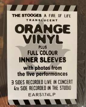 2LP The Stooges: A Fire Of Life CLR