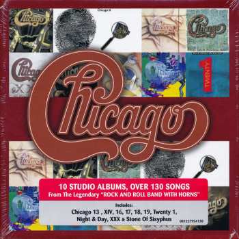 10CD/Doos Chicago: The Studio Albums 1979-2008