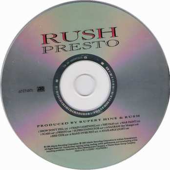 7CD/Doos Rush: The Studio Albums - 1989-2007