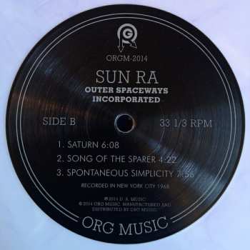 LP The Sun Ra Arkestra: Outer Spaceways Incorporated CLR | LTD