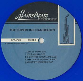 LP The Superfine Dandelion: The Superfine Dandelion CLR