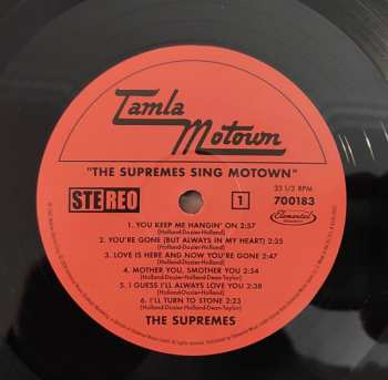 LP The Supremes: The Supremes Sing Motown