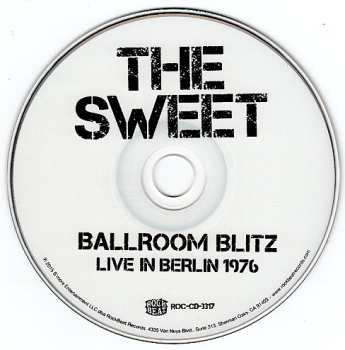 CD The Sweet: Ballroom Blitz Live In Berlin 1976