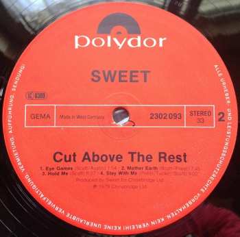 LP The Sweet: Cut Above The Rest