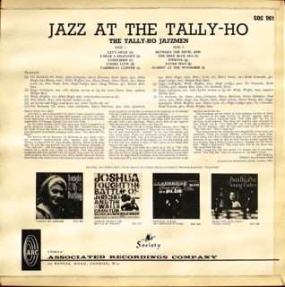 LP The Tally Ho Jazzmen: Jazz At The Tally Ho