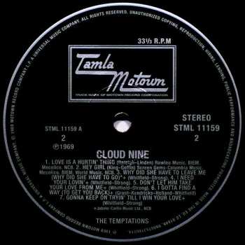 LP The Temptations: Cloud Nine