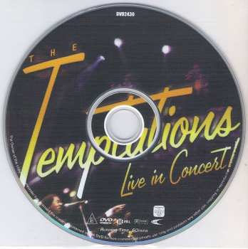 DVD The Temptations: Live In Concert!