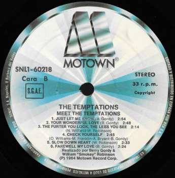LP The Temptations: Meet The Temptations