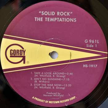 LP The Temptations: Solid Rock