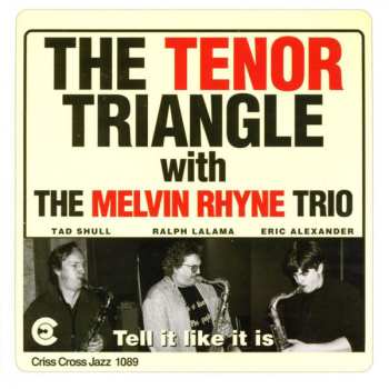 CD Melvin Rhyne Trio: Tell It Like It Is