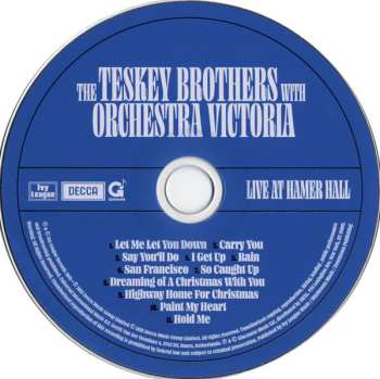 CD The Teskey Brothers: Live At Hamer Hall