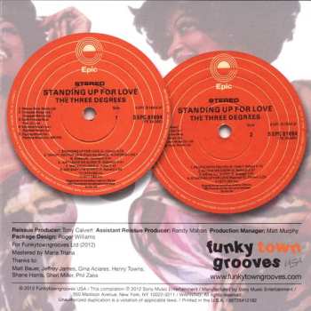 CD The Three Degrees: Standing Up For Love