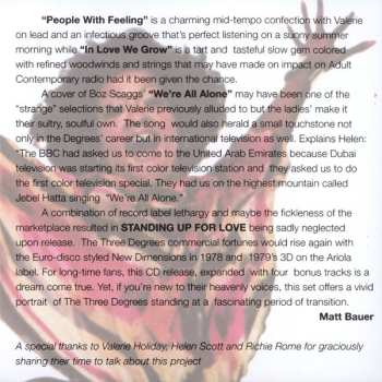 CD The Three Degrees: Standing Up For Love