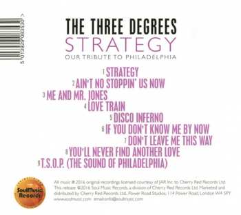 CD The Three Degrees: Strategy (Our Tribute To Philadelphia)