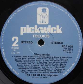 2LP The Top Of The Poppers: Disco Mania (2xLP)