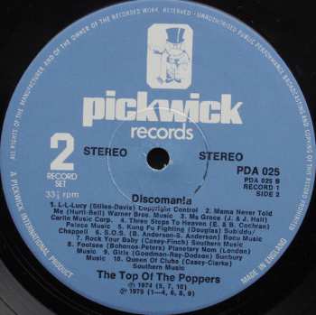 2LP The Top Of The Poppers: Disco Mania (2xLP)