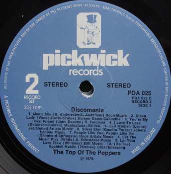 2LP The Top Of The Poppers: Disco Mania (2xLP)