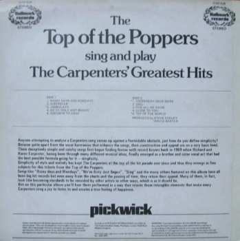 LP The Top Of The Poppers: Sing And Play The Carpenters' Greatest Hits