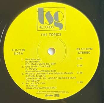 LP The Topics: Giving Up