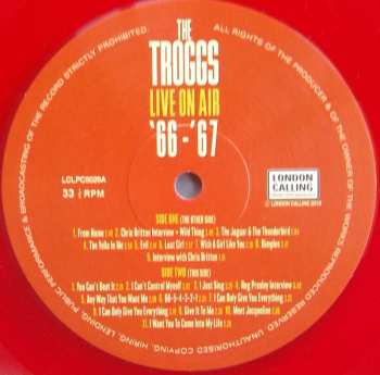 LP The Troggs: Live On Air Volume One '66-'67 LTD | NUM | CLR