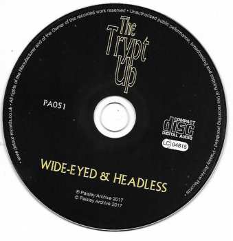 CD The Trypt Up: Wide-Eyed & Headless