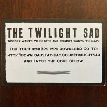 LP The Twilight Sad: Nobody Wants To Be Here And Nobody Wants To Leave