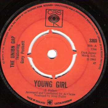 SP Gary Puckett & The Union Gap: Young Girl