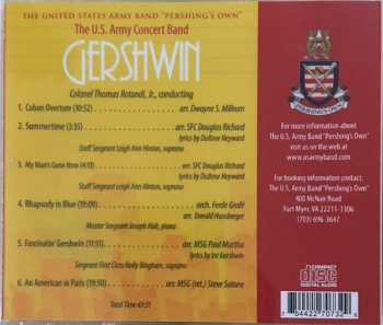 CD The United States Army Band: Gershwin