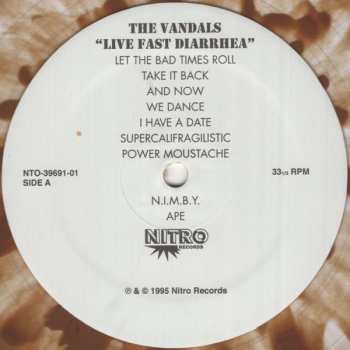 LP The Vandals: Live Fast Diarrhea LTD | CLR