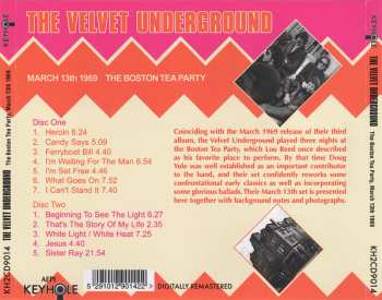 2CD The Velvet Underground: March 13th 1969 The Boston Tea Party