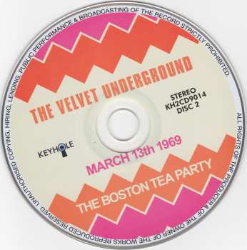 2CD The Velvet Underground: March 13th 1969 The Boston Tea Party