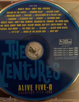 2CD The Ventures: Alive Five - 0  Greatest Hits Live