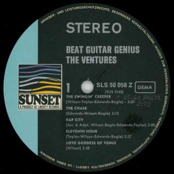 LP The Ventures: Beat Guitar Genius Of The Ventures