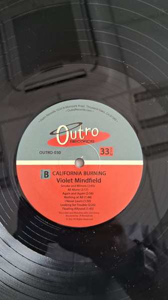 LP The Violet Mindfield: California Burning