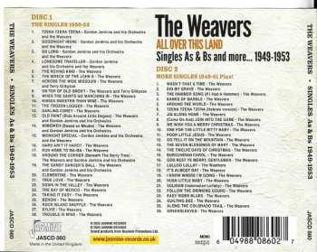 2CD The Weavers: All Over This Land - Singles As & Bs And More, 1949-1953