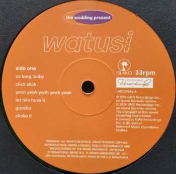 2LP/CD The Wedding Present: Watusi CLR | DLX