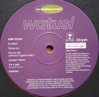2LP/CD The Wedding Present: Watusi CLR | DLX