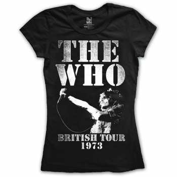 Merch The Who: Dames T-shirt British Tour 1973 