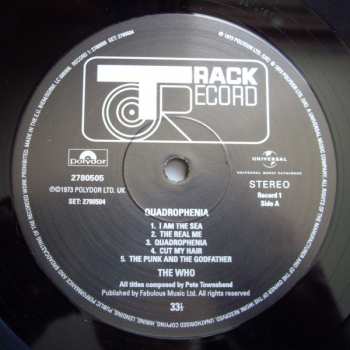 2LP The Who: Quadrophenia